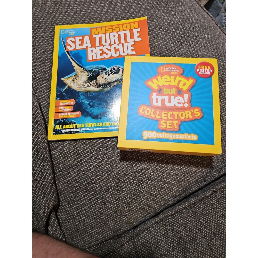 Weird But True! Collector's Boxed Set  900 Outrageous Facts Sea Turtle Lot